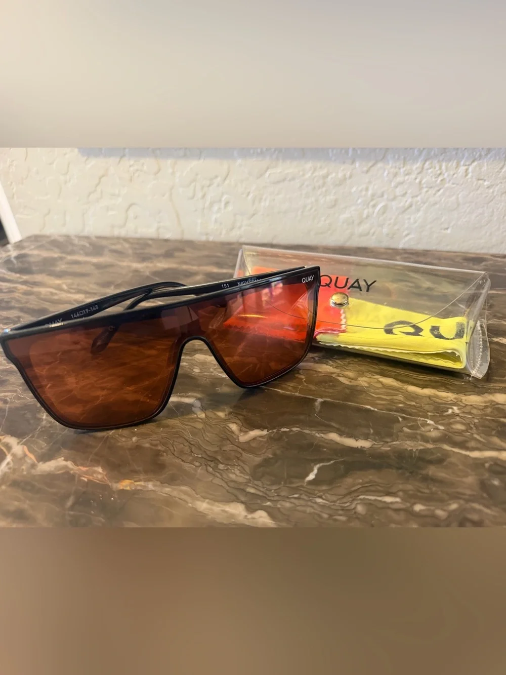 Quay Australia Nightfall Black Frame Women’s Sunglasses with Gradient Lenses